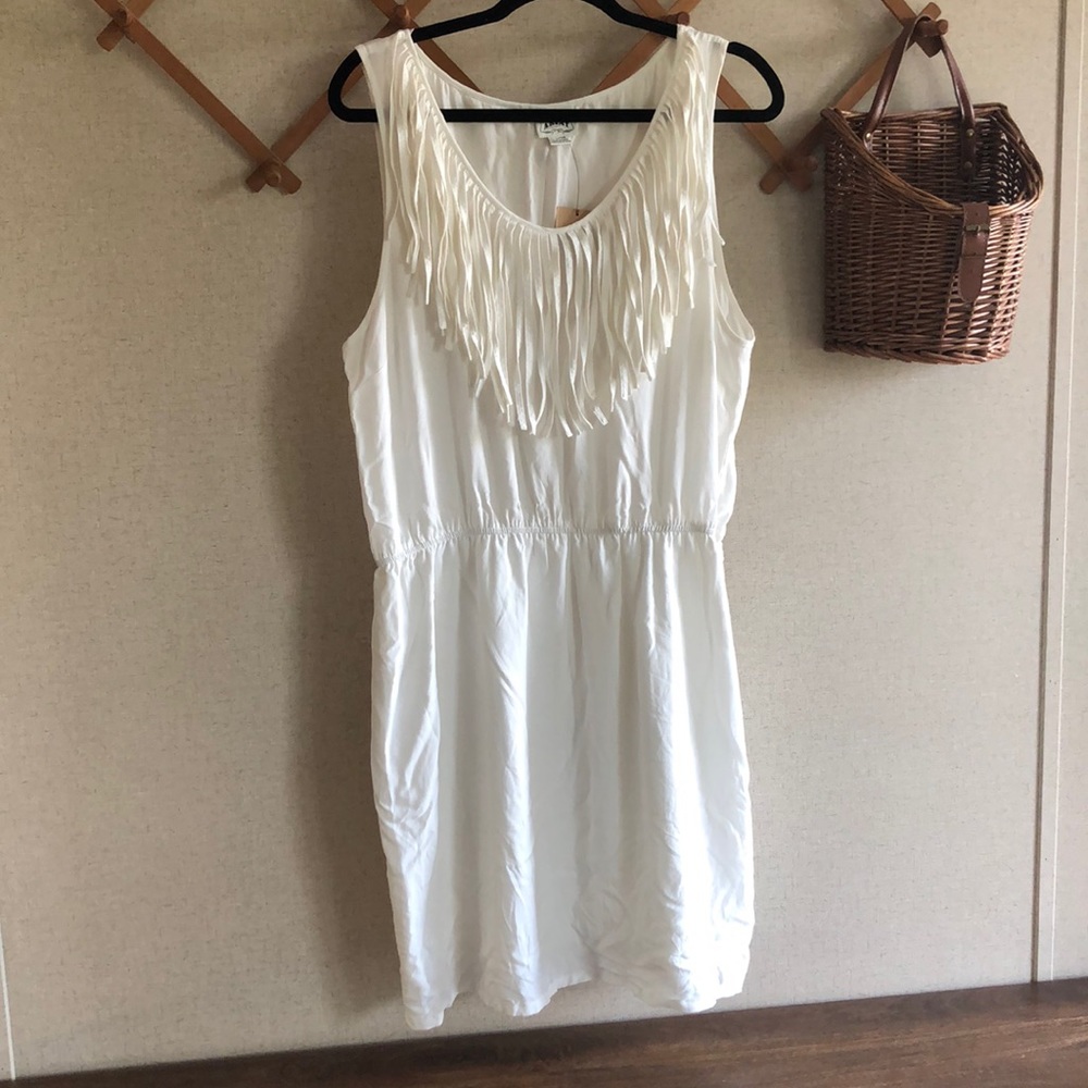 White fringe Ariat dress